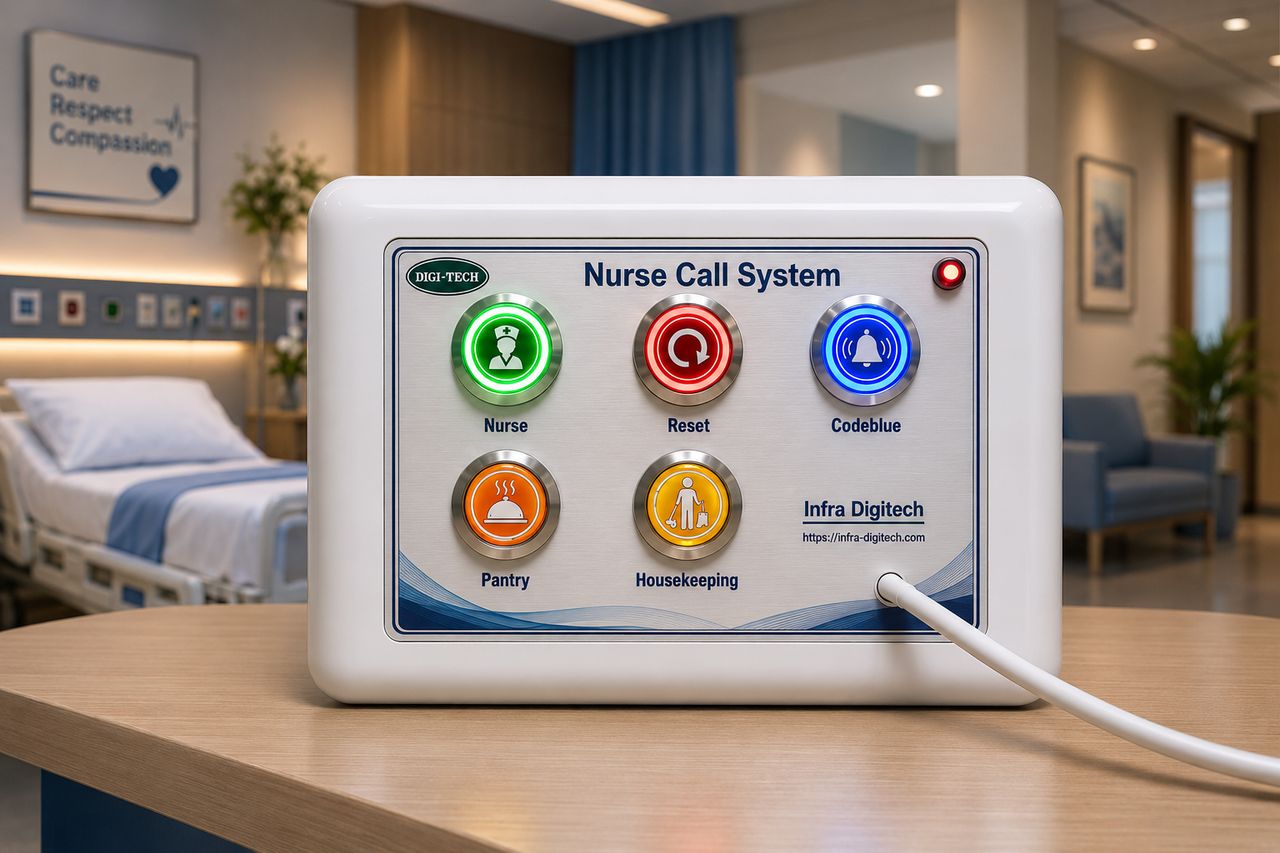 Infra DigiTech Introduces Illuminated Nurse Call Buttons for Night-Time Visibility