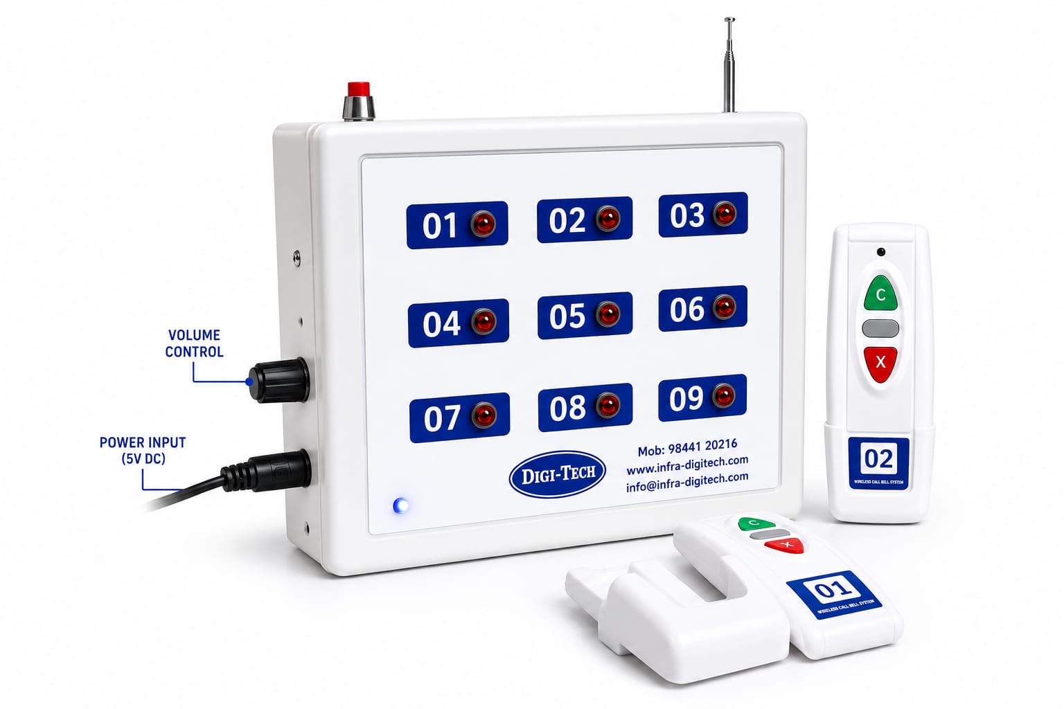 Infra DigiTech Launches Plug-and-Play Wireless Call Bell System