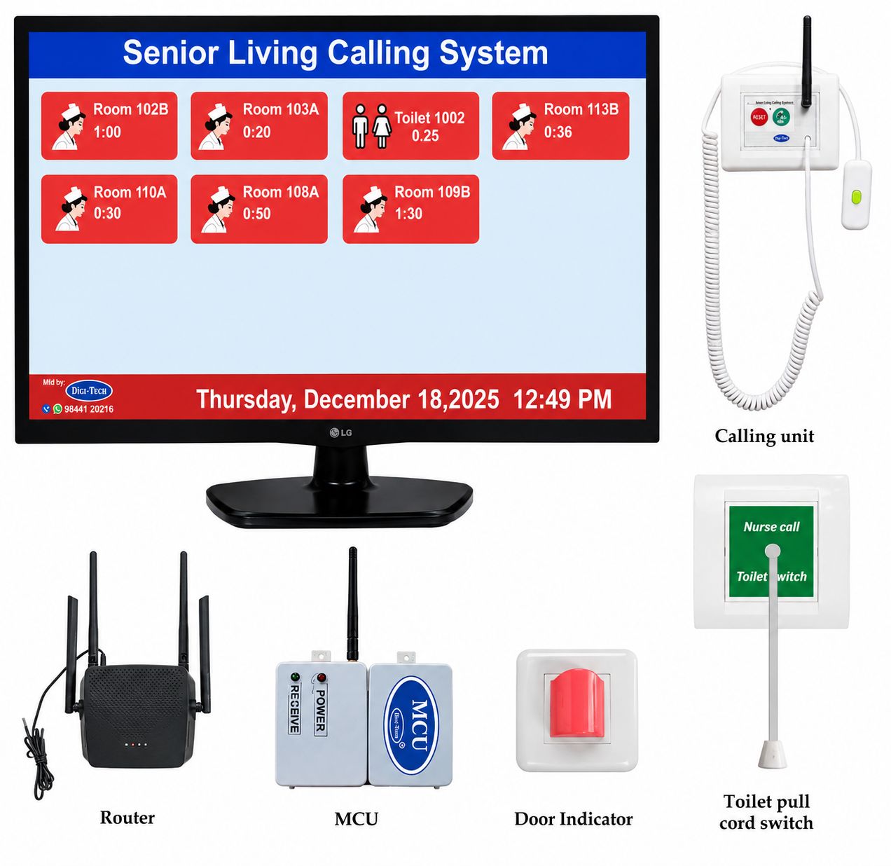 Old-Age / Senior Living Calling System thumb 2